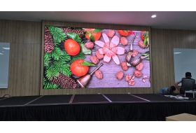 Triển khai màn hình Led P1.53 COB Hikvision Site PEPSICO Long An